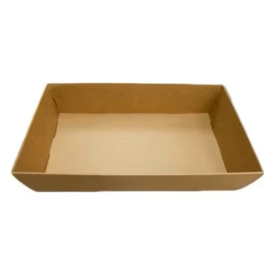 Sandwich Tray Catering Box - Med Corrugated Kft Tray 12.75X7X2.75 - 50ea Case