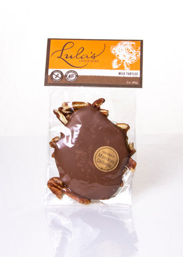 Lula's Turtles Milk Chocolate (3oz)