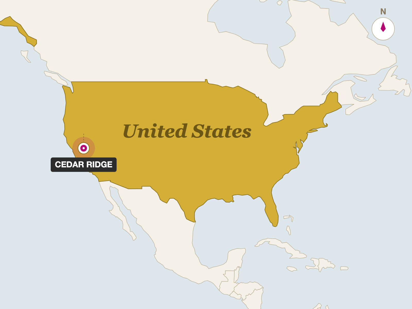 Shaft's Blue Cheese origin map