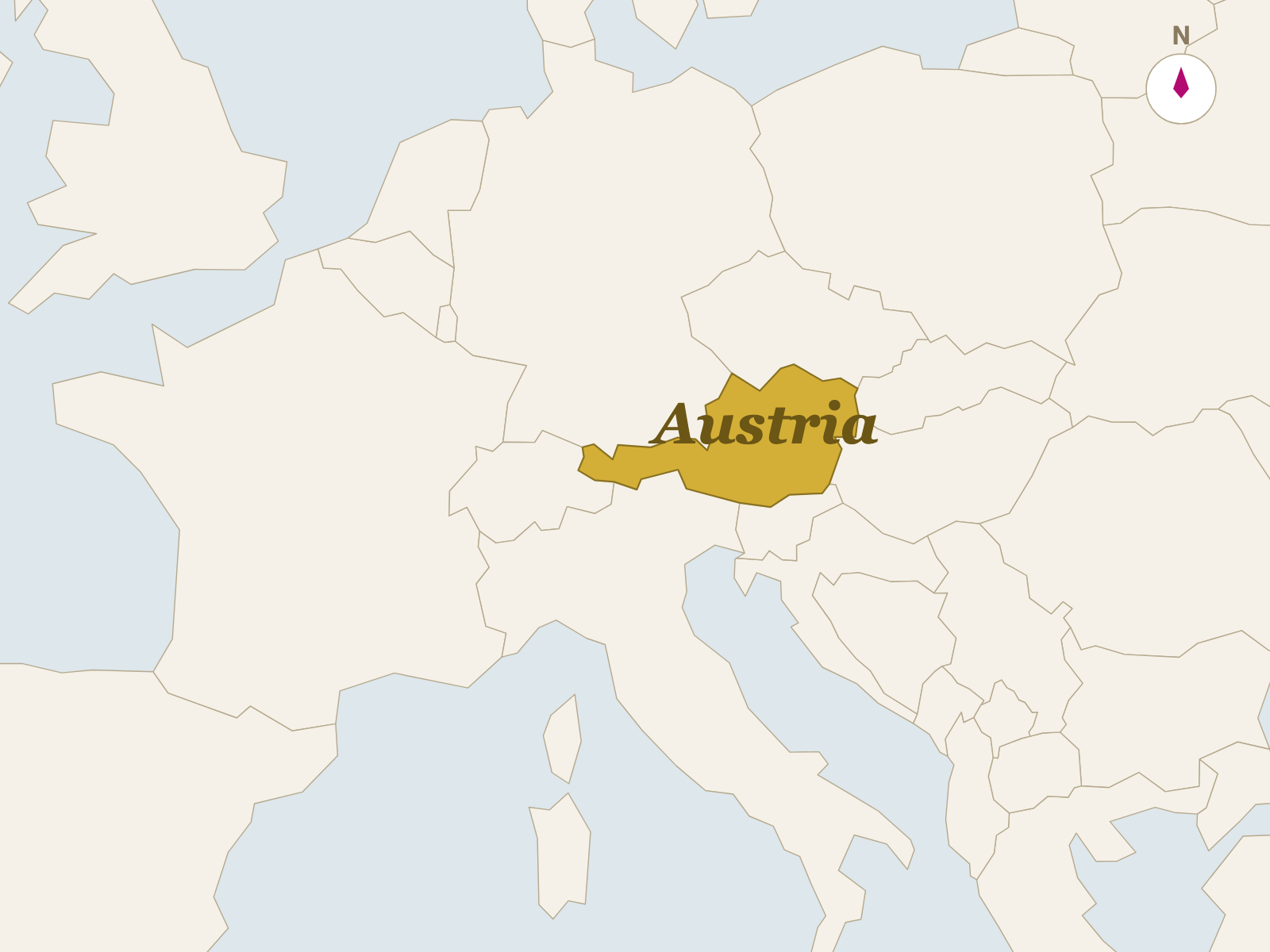 Amadeus origin map