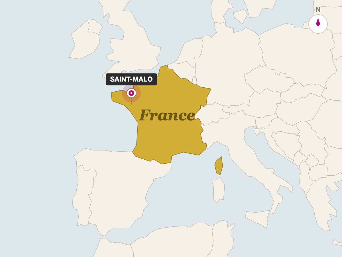Bordier Doux (Unsalted) Butter (125g) origin map