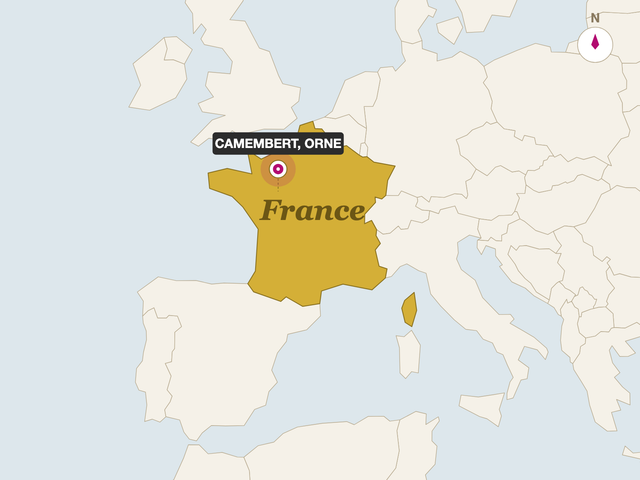 Where French Camembert comes from