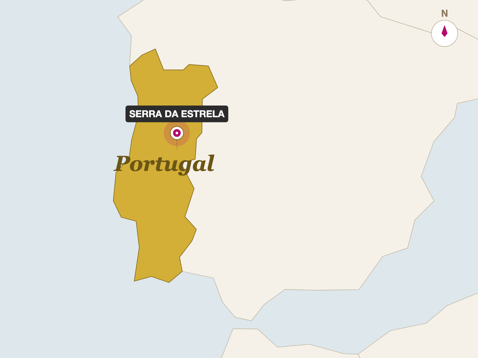 Zimbro origin map
