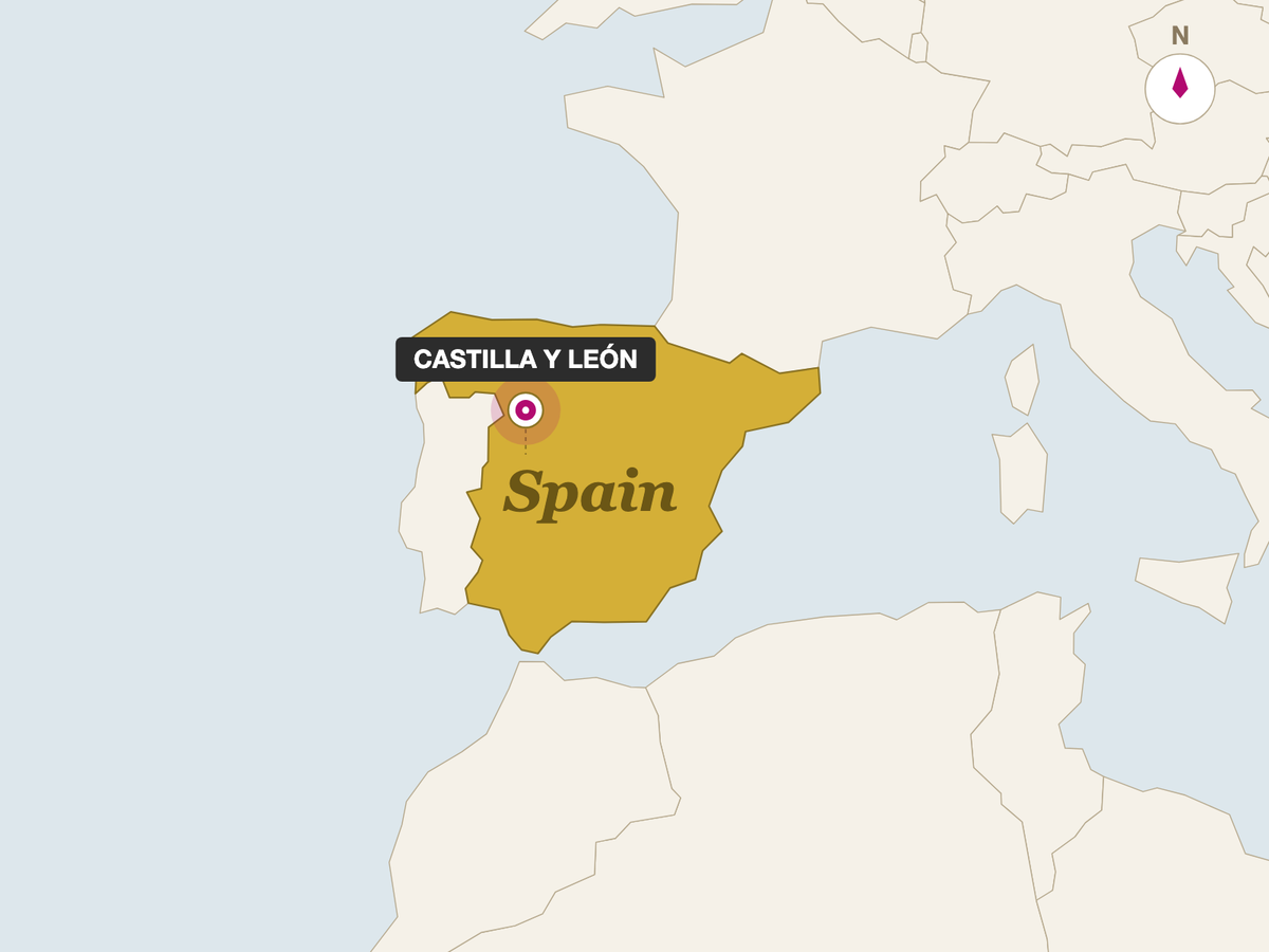 Zamorano origin map
