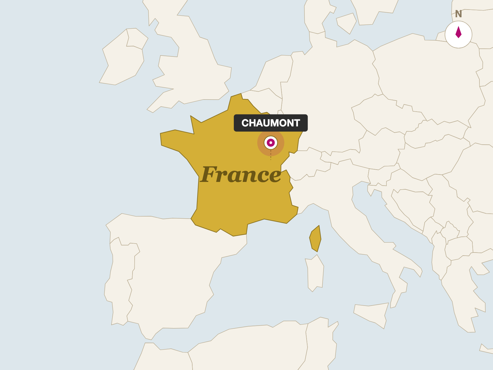 Langres (180g) origin map
