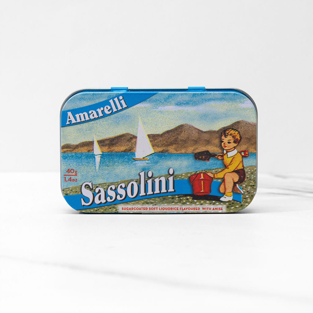 Amarelli Sassolini Liquorice (40g) - 12ea Case