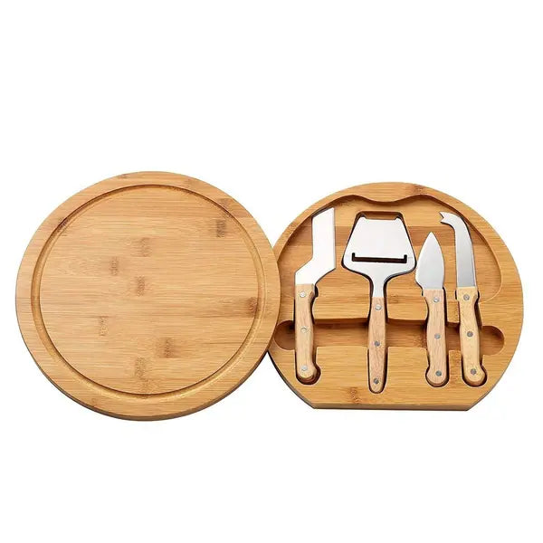 Cheese Board & Utensil Set, Branded