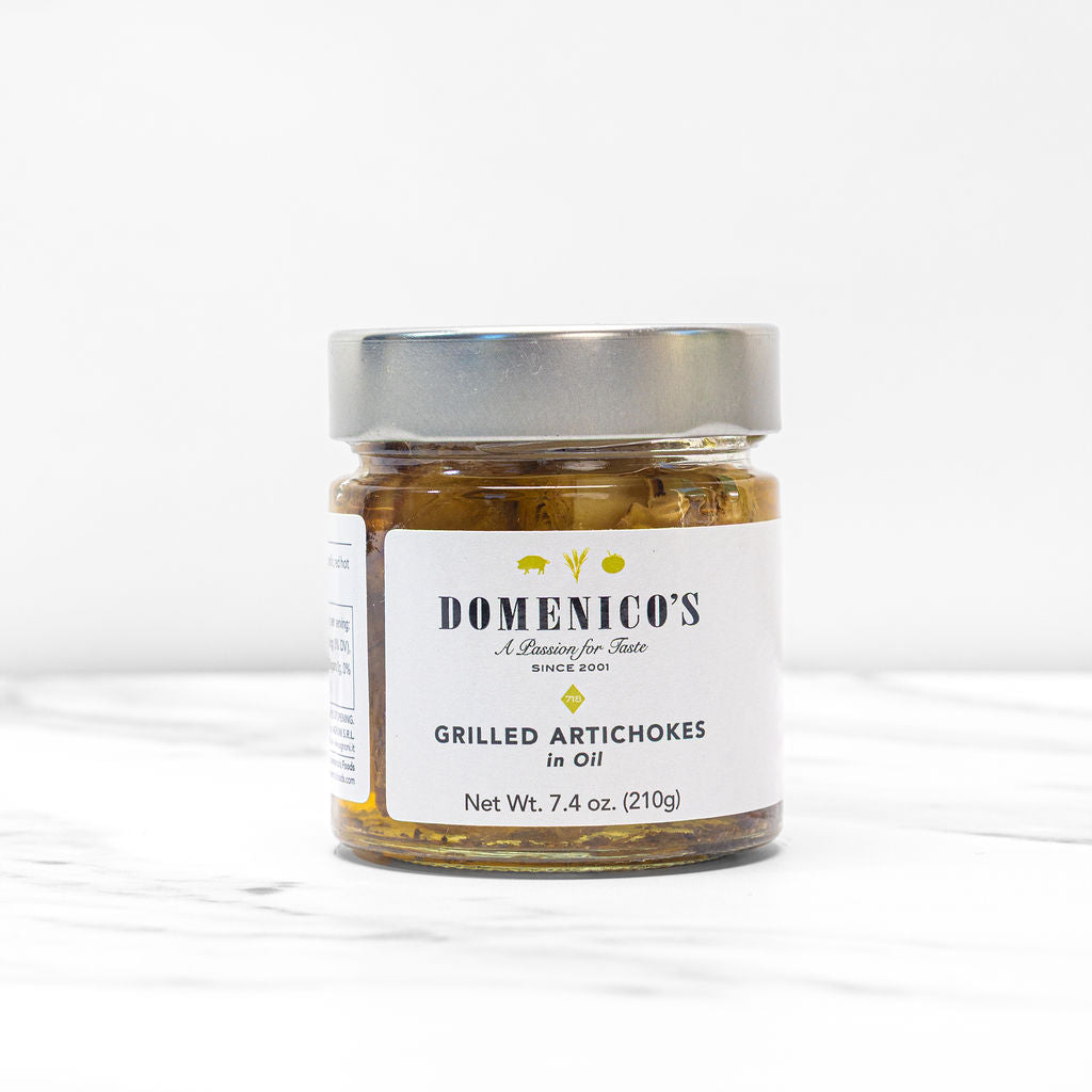 Domenico's Grilled Artichokes in Oil (210g) - 6ea Case