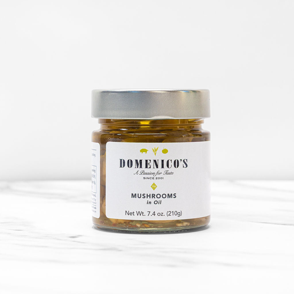 Domenico's Grilled Mushrooms in Oil (210g) - Case