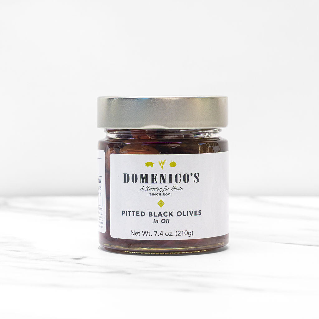 Domenico's Pitted Leccino Olives in Oil (210g) - 6ea Case