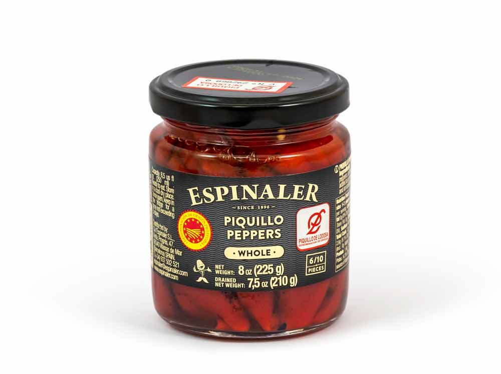 Espinaler Whole Piquillo Peppers (225g) - 12ea Case