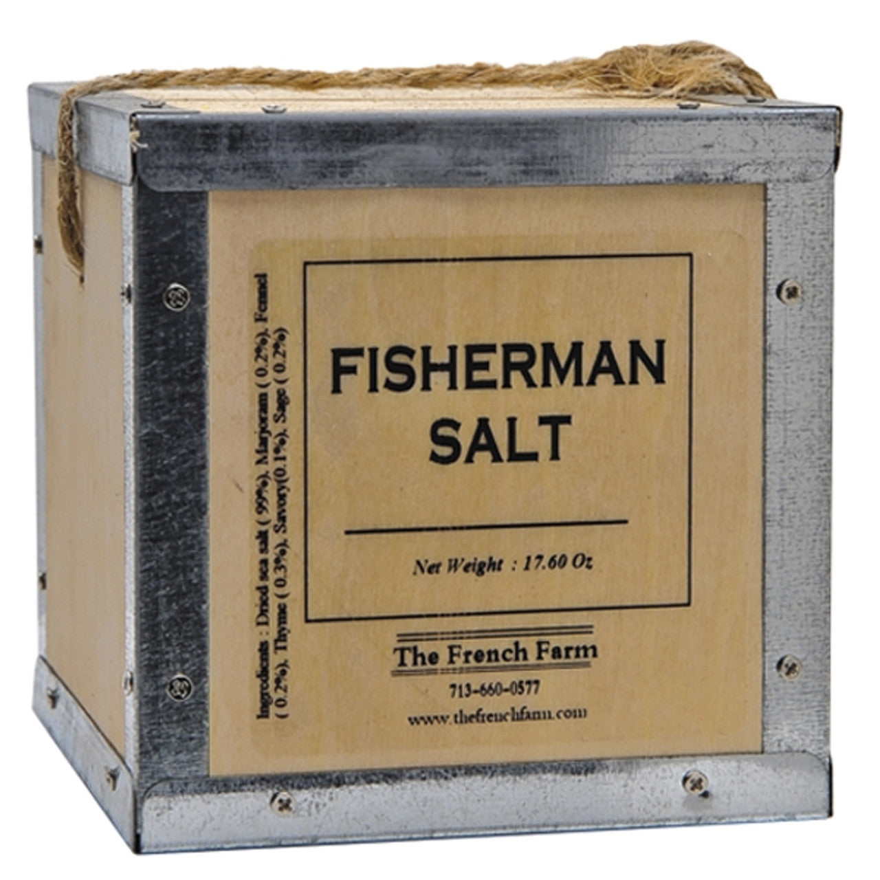Fisherman Salt Box (17.6oz) - 6ea Case