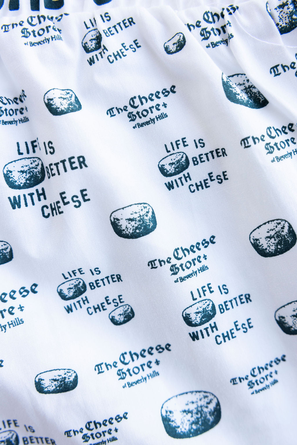Printed Boxer Shorts - Life is Better with Cheese
