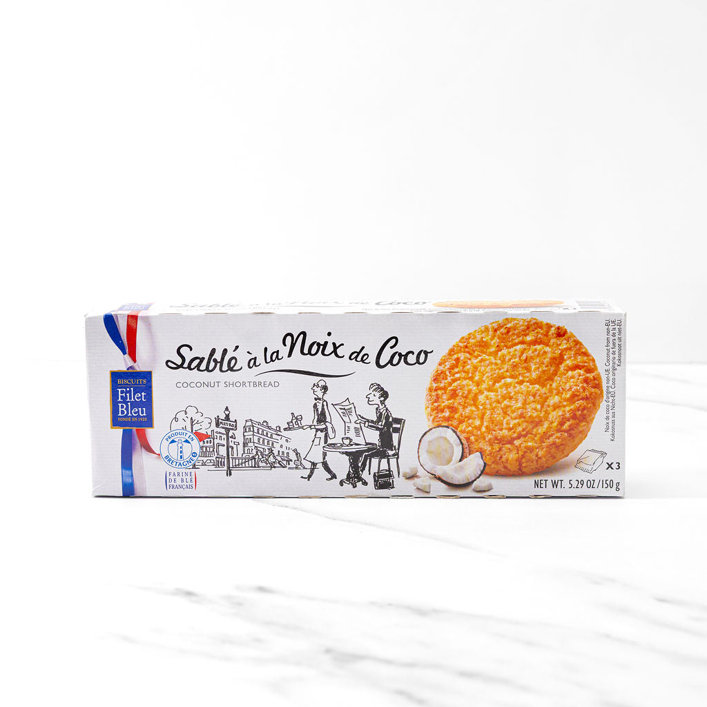 Filet Blue Coconut Cookies (5.29oz) - 12ea Case