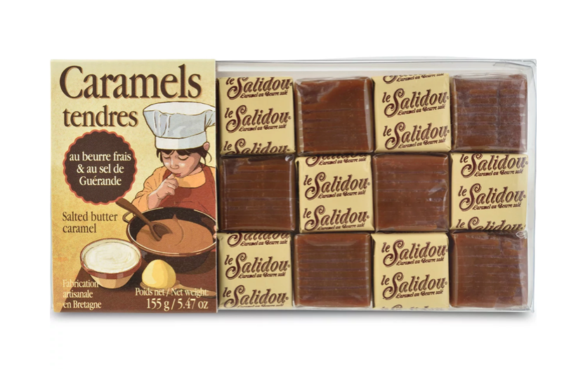 Maison Armorine Fleur de Sel Caramels in Box, 150g