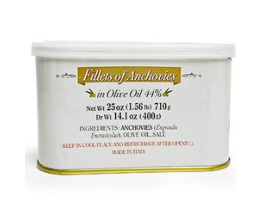 Recca Anchovy in Oil, 25oz (WHOLESALE ONLY)