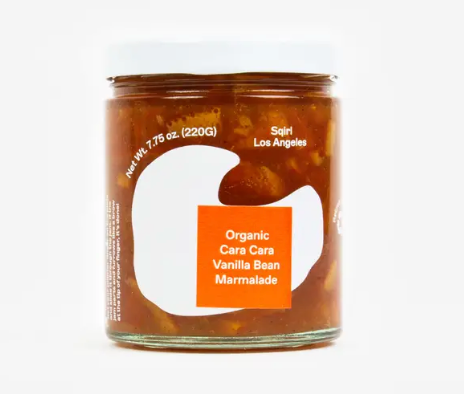 Sqirl Cara Cara Vanilla bean Marmalade (220g) - 12ea Case