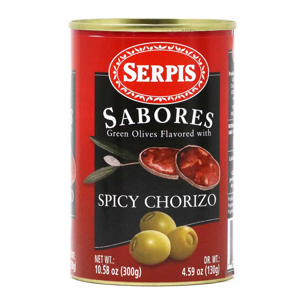 Serpis Spicy Chorizo Stuffed Olives (127g) - 12ea Case