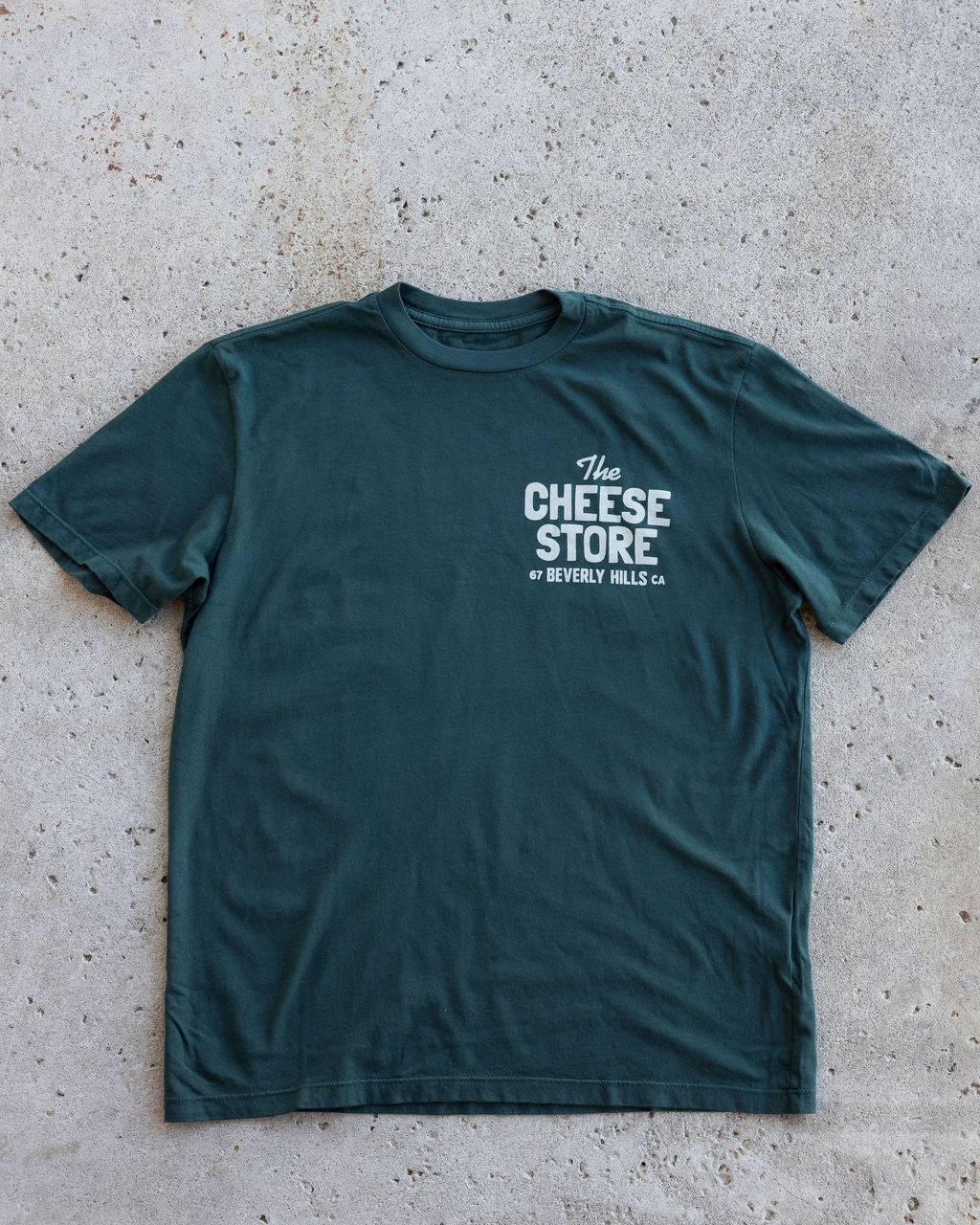 Men's Tee Shirt Arch Back Logo - Green