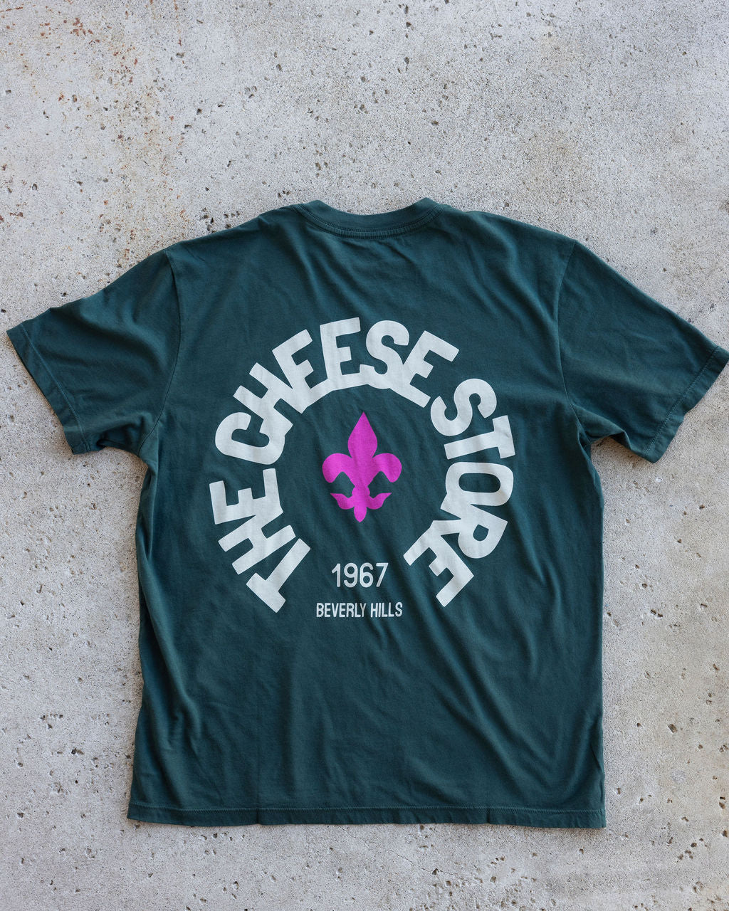 Tee Shirt Mens back logo - Green