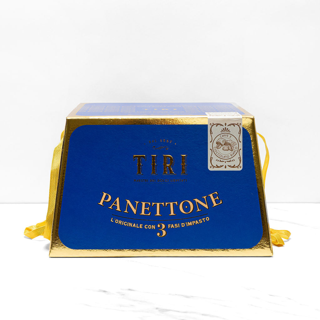 Tiri Panettone Caffe e Cioccolato Bianco - Coffee & White Chocolate (1Kg)