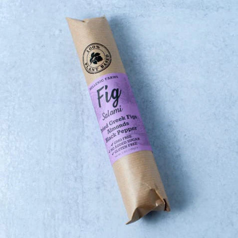 Hellenic Farms Fig Salami Almond and Pepper (180g) - 12ea Case