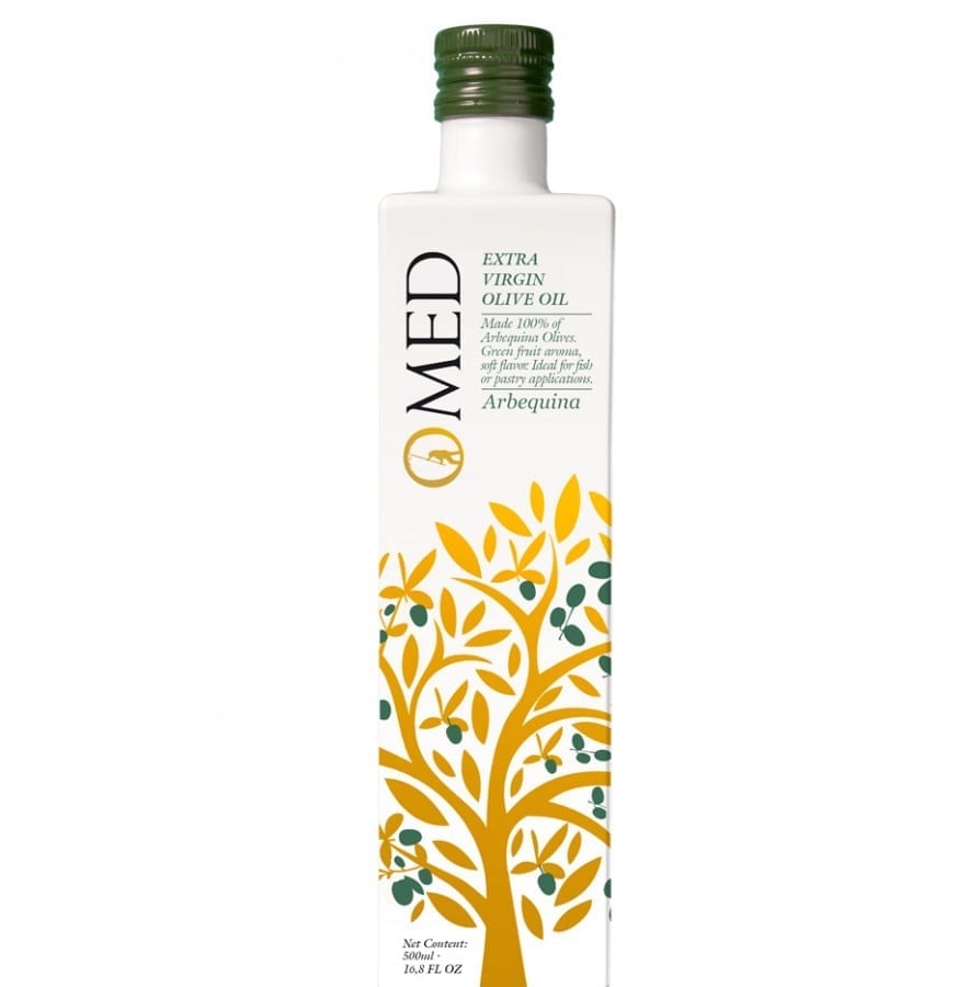 O-Med Arbequina Olive Oil (500ml) - 9ea Case