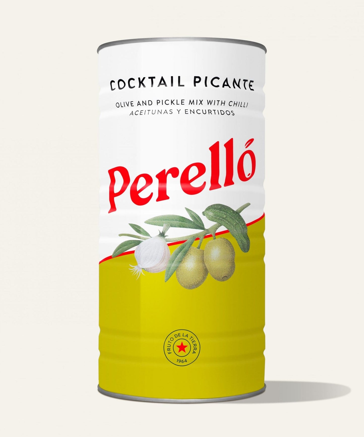 Perello Spicy Cocktail Pitted Olives and Pickles (350g) - 15ea Case