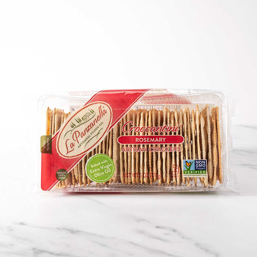 La Panzanella Croccantini Mini Rosemary Crackers (6oz) - 12ea Case