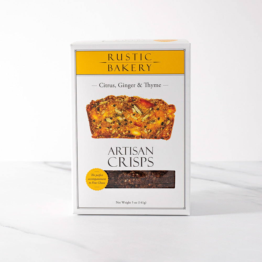 Rustic Bakery Citrus, Ginger and Thyme Crisps (5oz) - 12ea