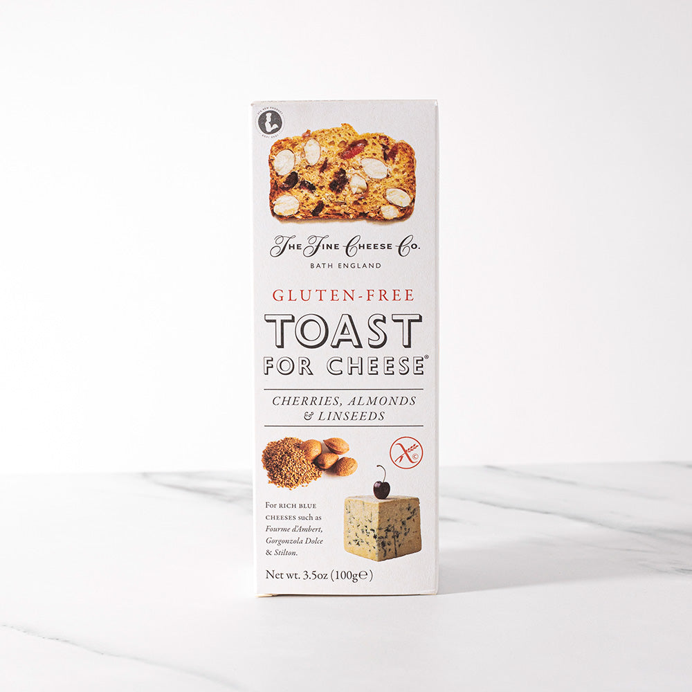 The Fine Cheese Company Gluten Free Cherry, Almonds and Linseed Toast (3.5oz) - 12ea Case