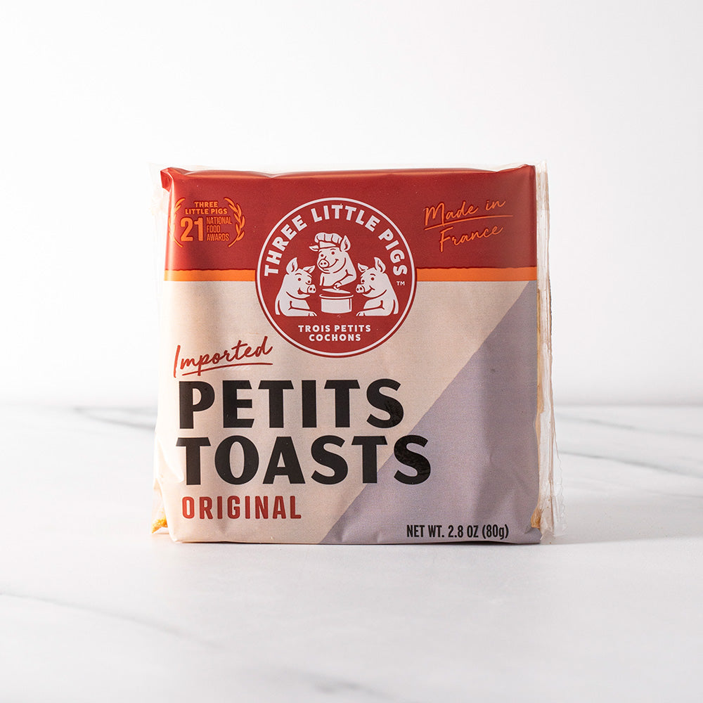 Les Trois Petits Cochons Whole Wheat Toasts (2.8 oz) - 24ea Case