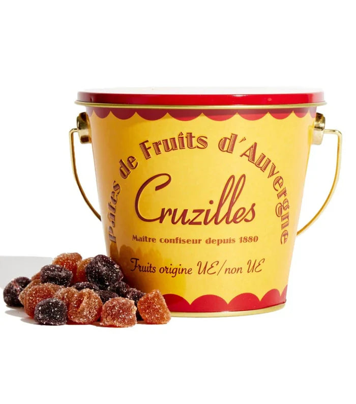 Cruzilles Pates de Fruits in Metal Pail (8.82oz) - 6ea Case
