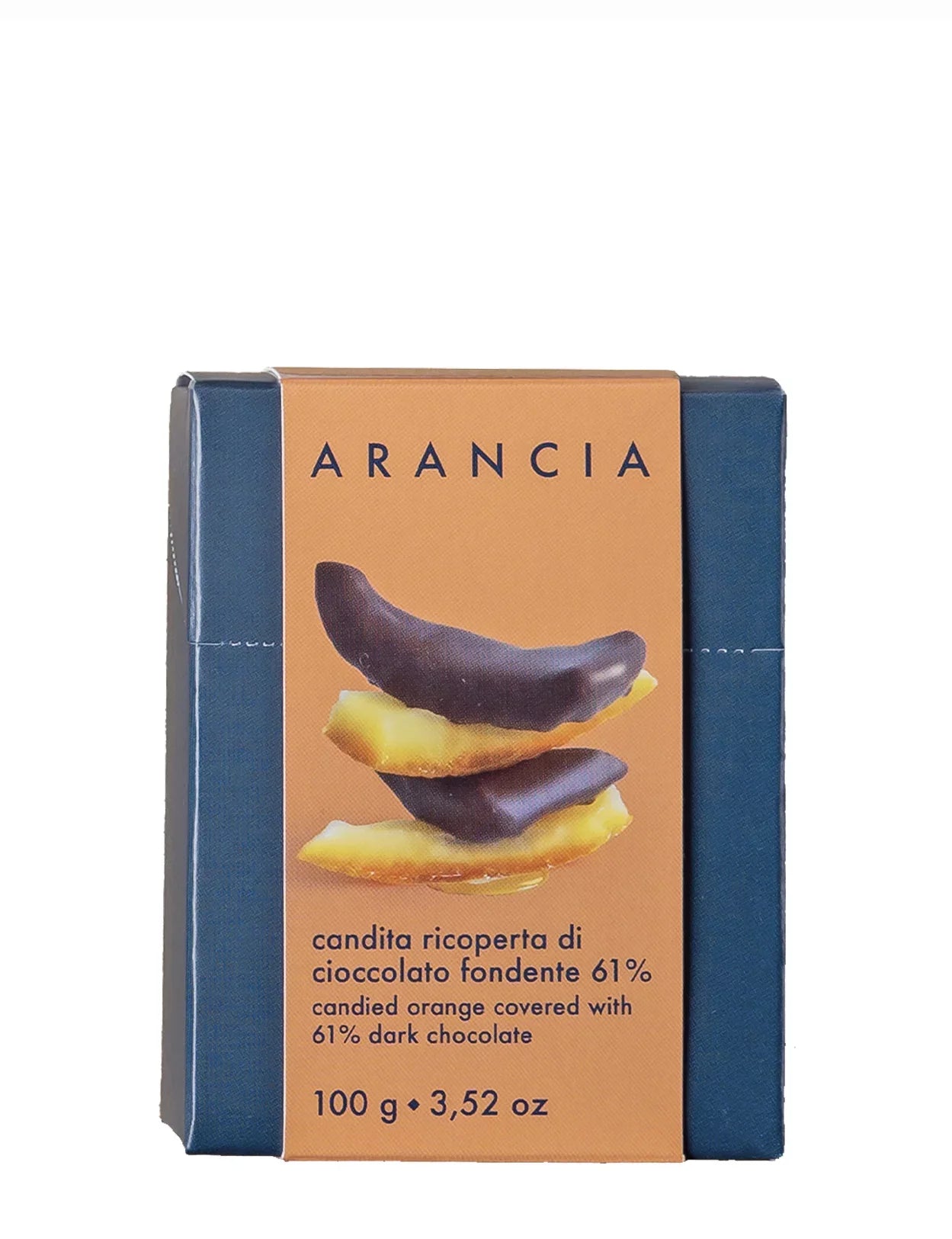 Candied Orange Peel in Dark Chocolate (100g) - 6ea Case