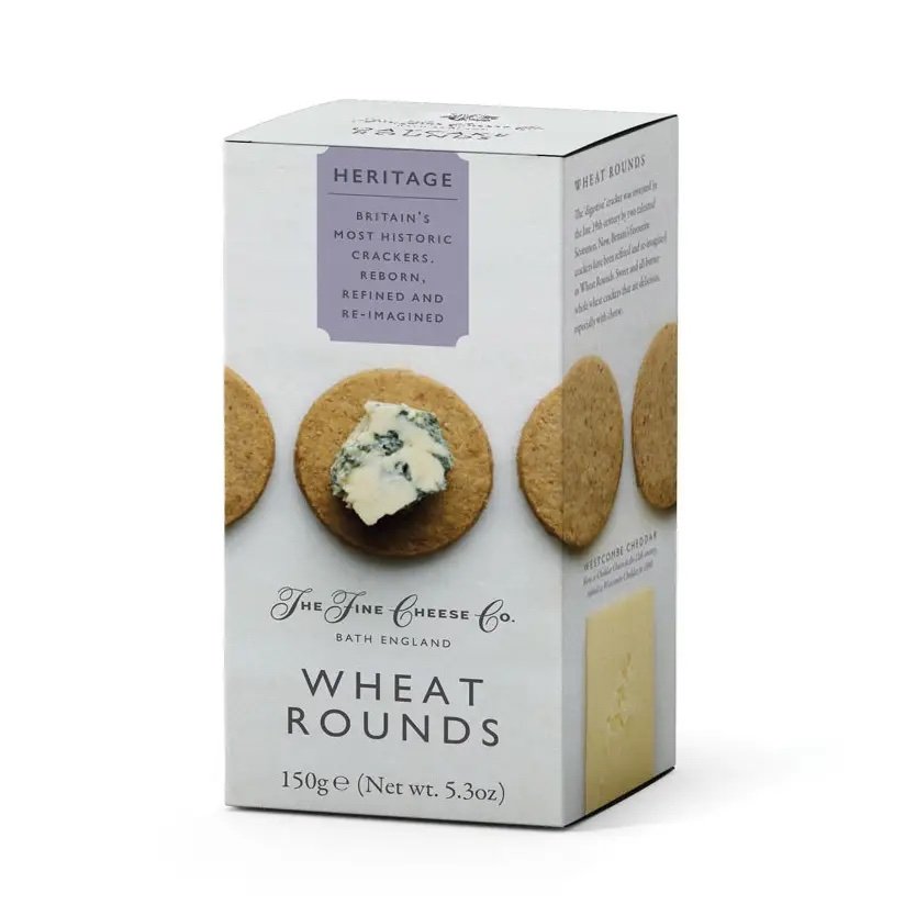 The Fine Cheese Company - Wheat Rounds Crackers (5.3oz)