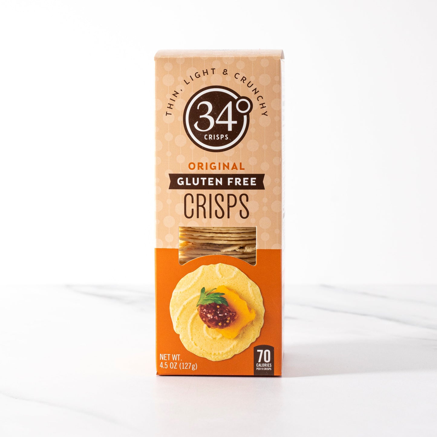 34 Degrees - Gluten Free Originals Crisps (127g) - 12ea Case