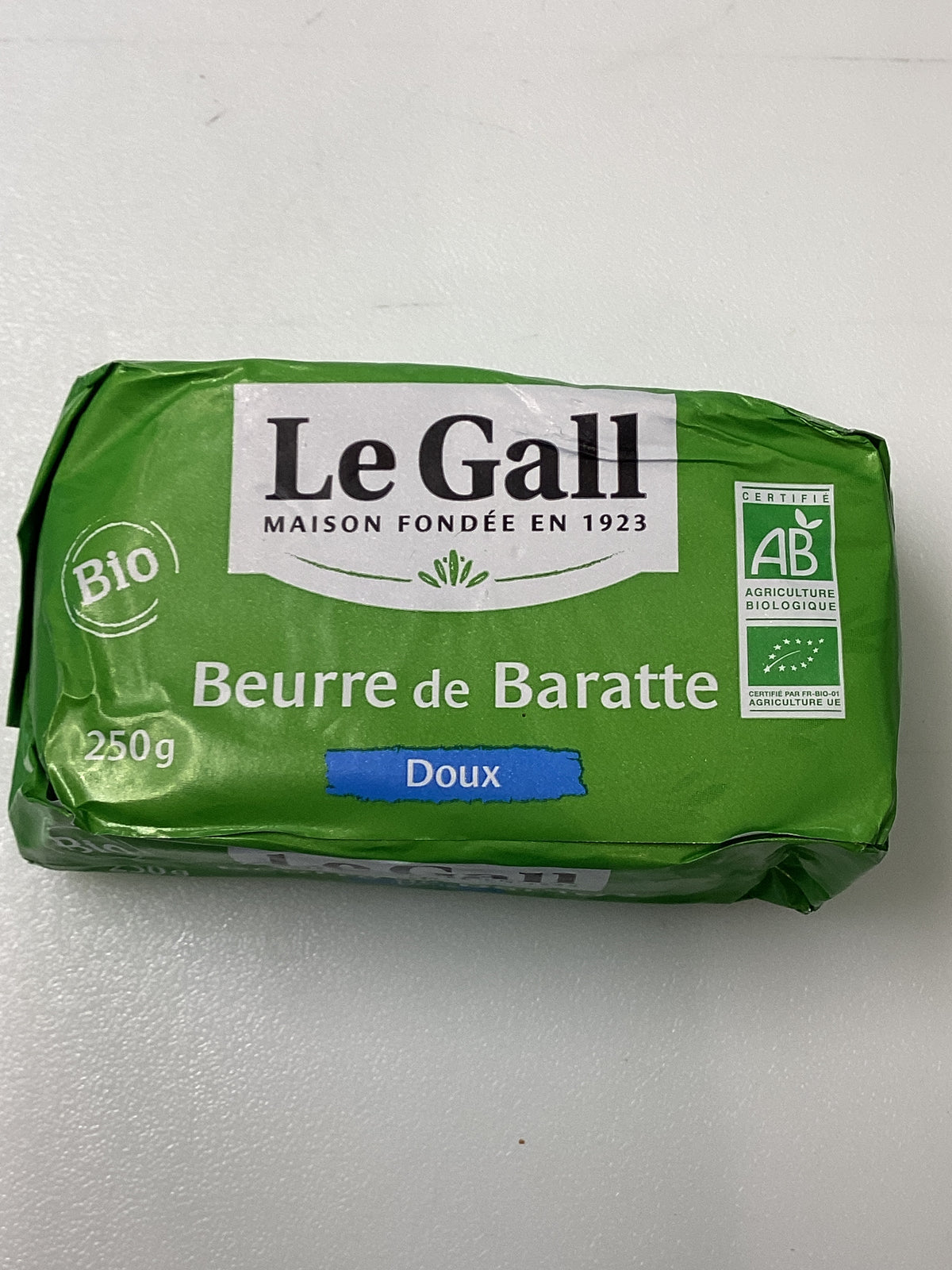 Le Gall Beurre de Baratte Doux (Unsalted) Butter (250g)