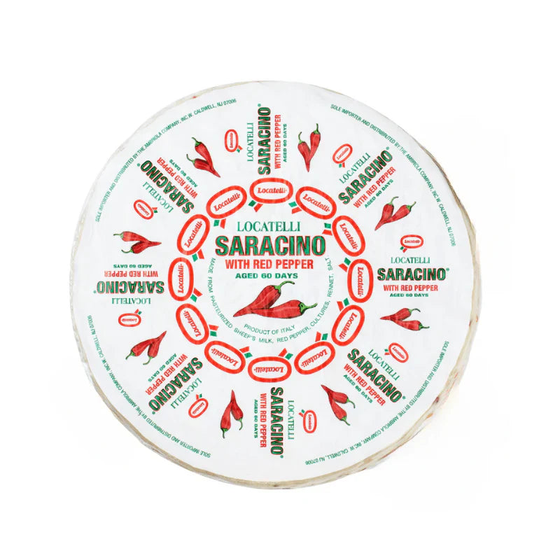 Locatelli Pecorino Saracino Red Pepper - 3lb Wheel