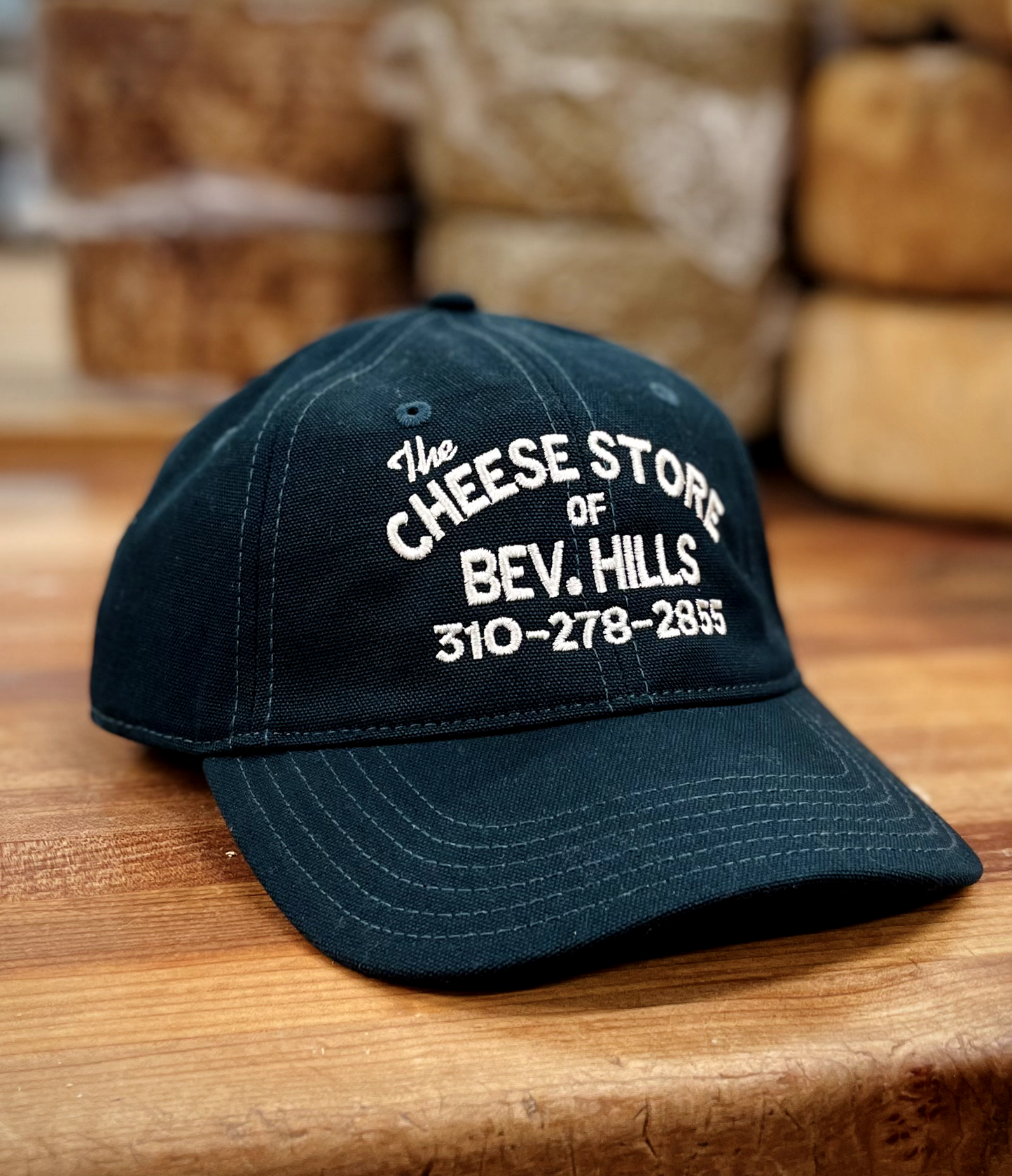 Baseball Hat Puff Embroidery Green - The Cheese Store of Beverly Hills