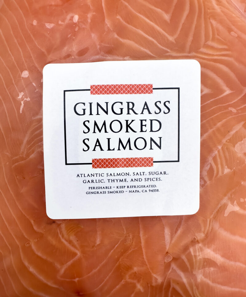 Gingrass Smoked Salmon (4oz)