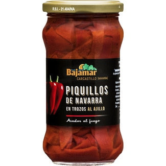 Piquillo Pepper Pieces in Olive Oil & Garlic (280g) - 12ea Case