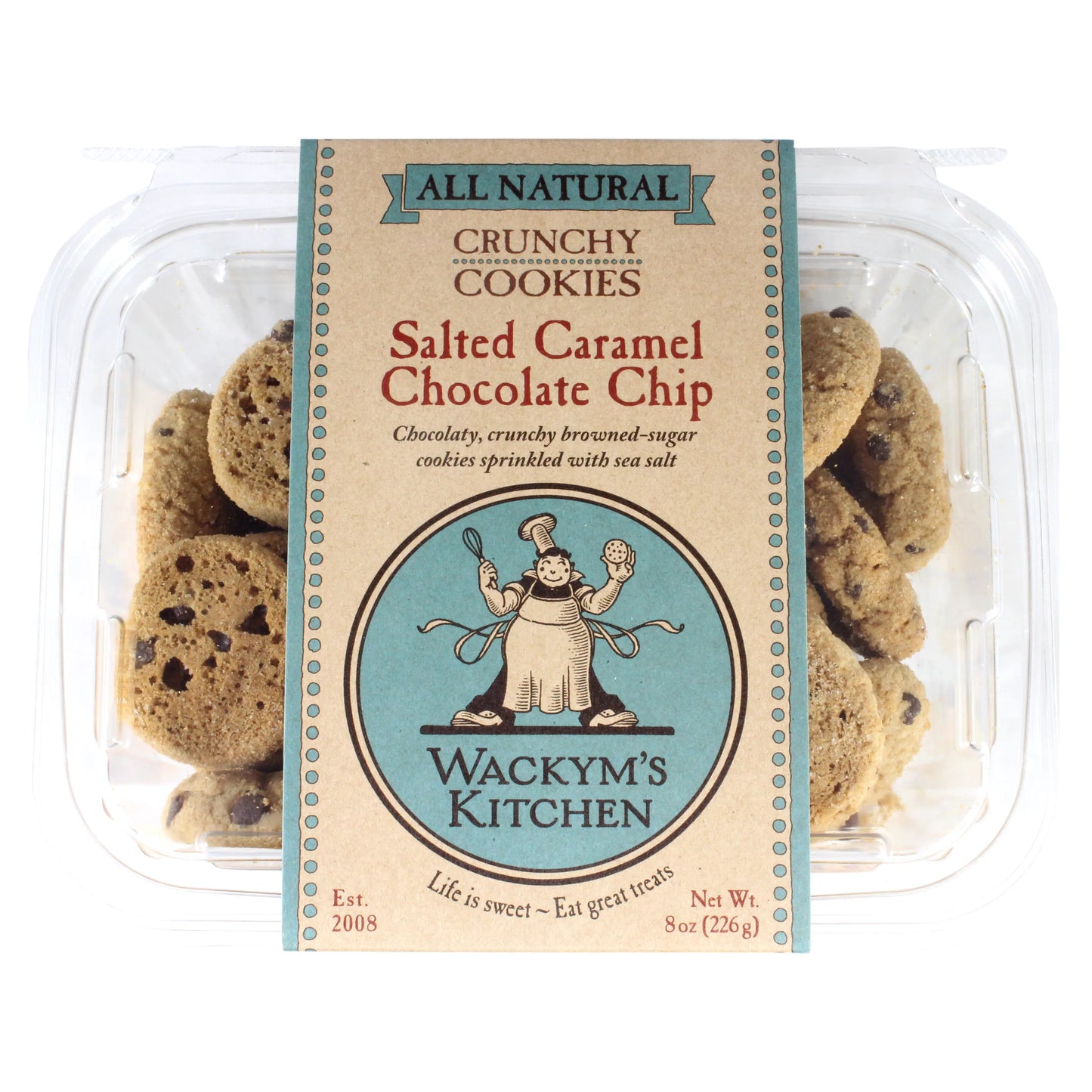 Wackym's Chocolate Chip Cookies (7.5oz) - 12ea Case