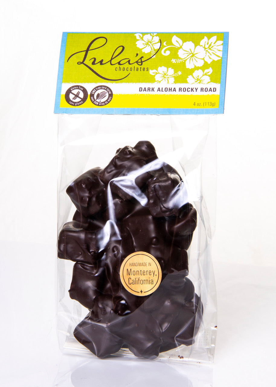Lula's Aloha Rocky Road - Dark Chocolate (4oz) - 12ea Case