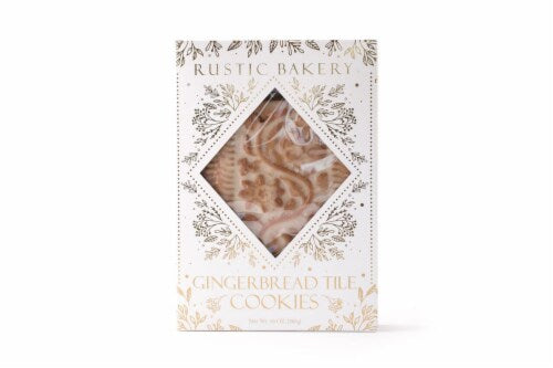 Rustic Bakery Rustic Gingerbread Tiles (10oz) - 10ea Case