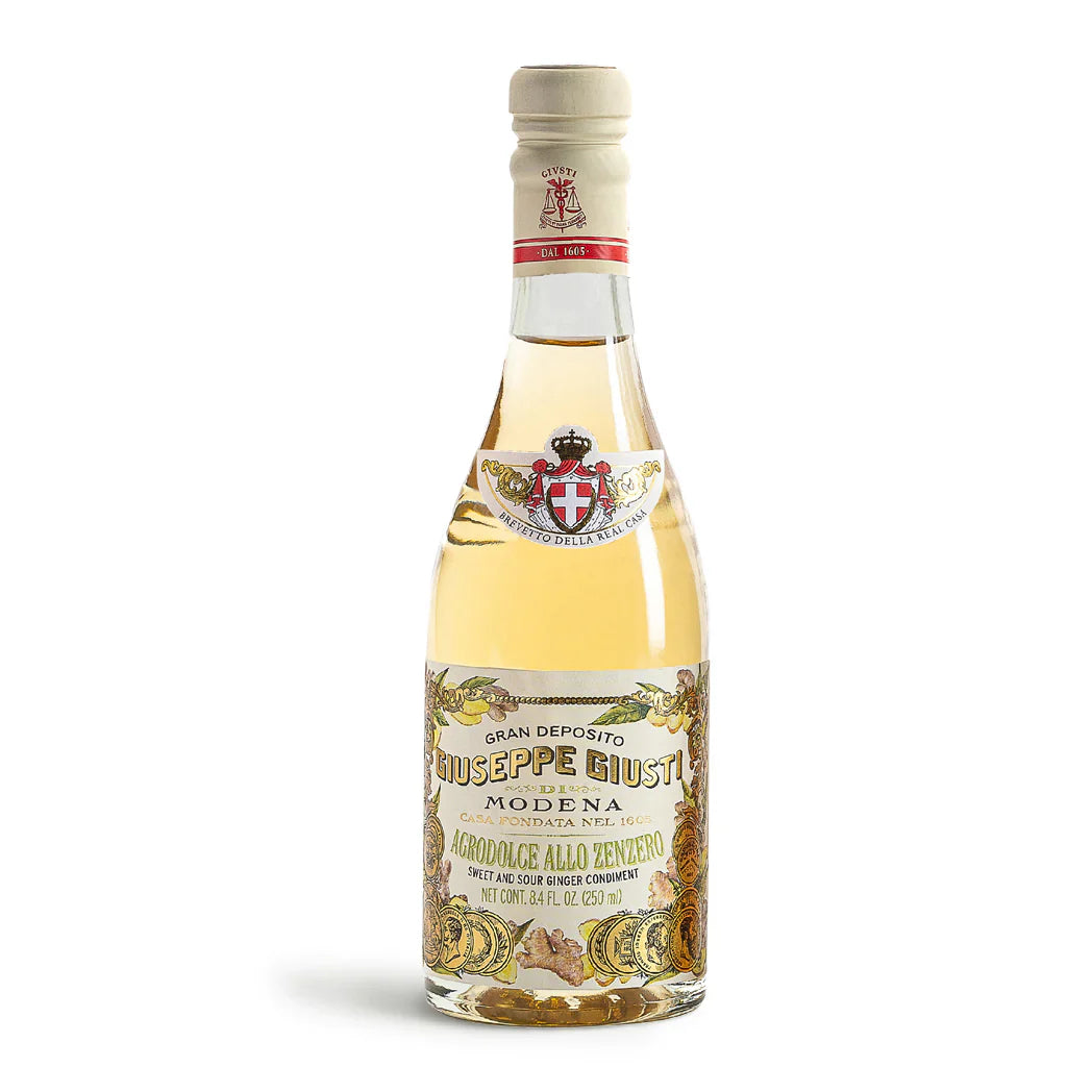 Giuseppe Giusti Sweet and Sour Ginger Vinegar (250ml) - 6ea Case