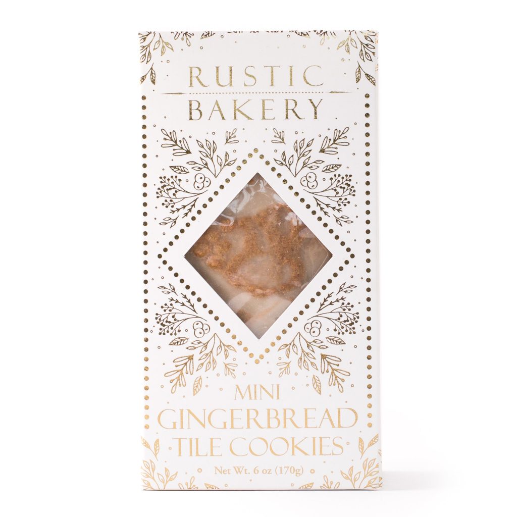 Rustic Bakery Mini Gingerbread Tiles (6oz) - 12ea Case