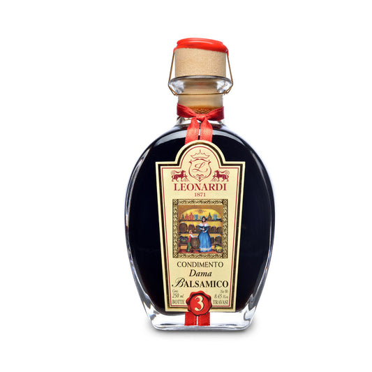 Leonardi Dama Balsamic Vinegar, 3yrs (8.45oz) - 6ea Case