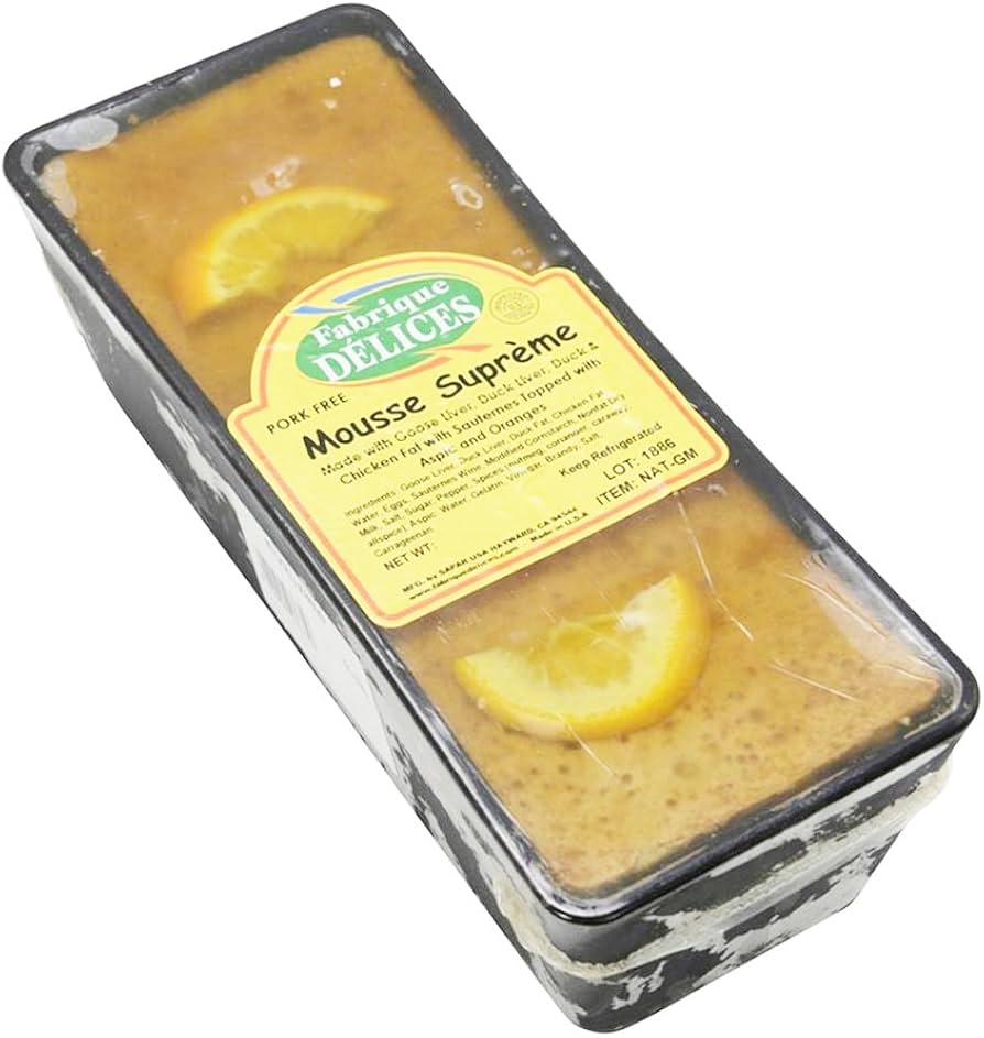 Fabrique Delices Goose Mousse Supreme with Sauternes - 3.5lb Loaf