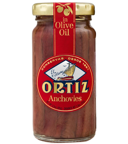 Ortiz Anchovy Fillet Jars (95g)