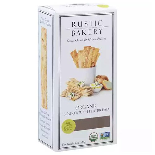 Rustic Bakery Sweet Onion and Creme Fraiche Flatbread (6oz) - 12ea Case